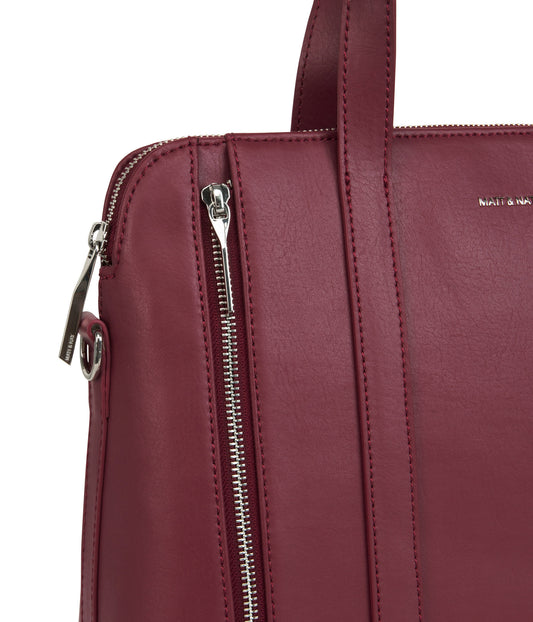 SONA Vegan Satchel - Arbor  | Color: Red - variant::beetroot