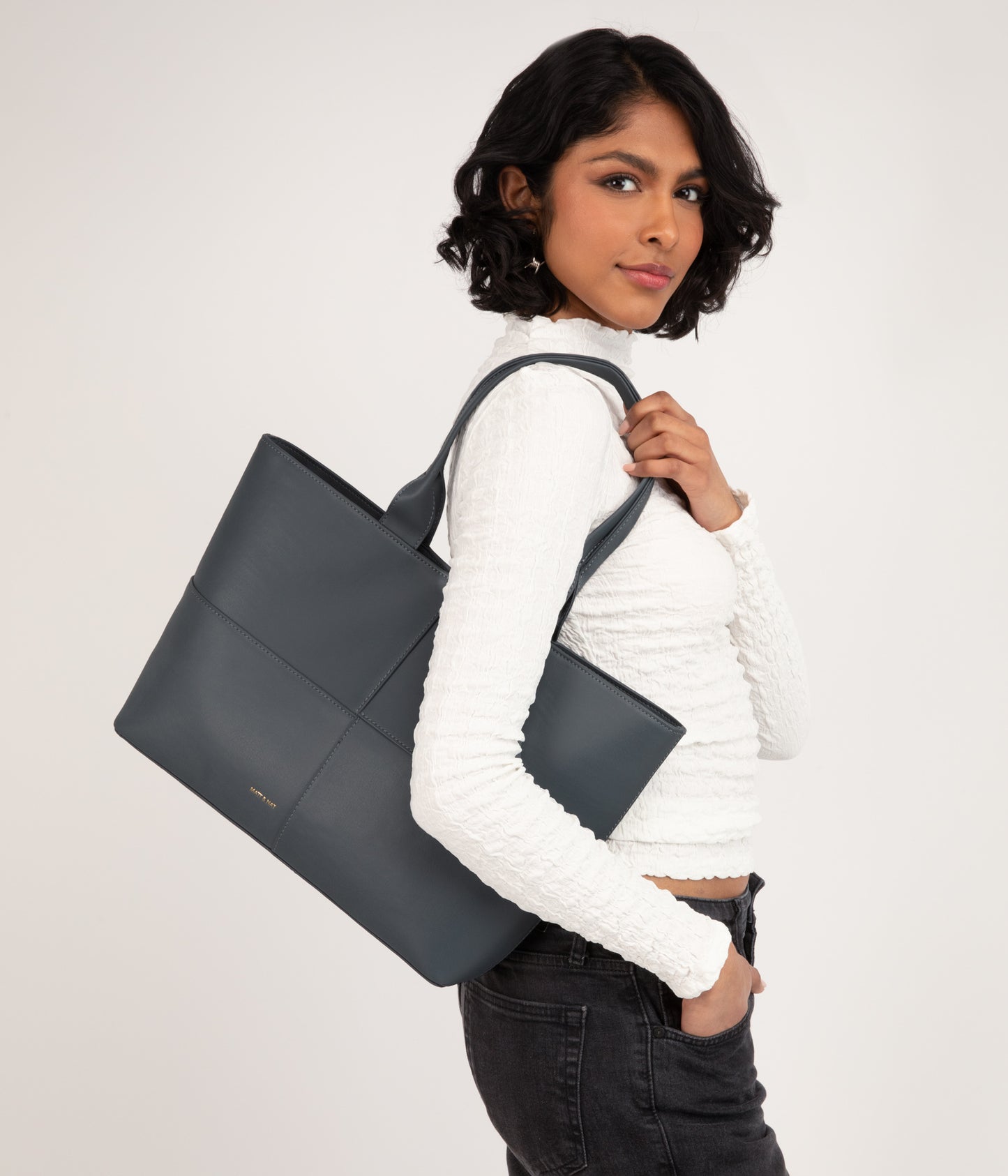 TRISTAN Vegan Tote Bag - Arbor | Color: Red - variant::beetroot
