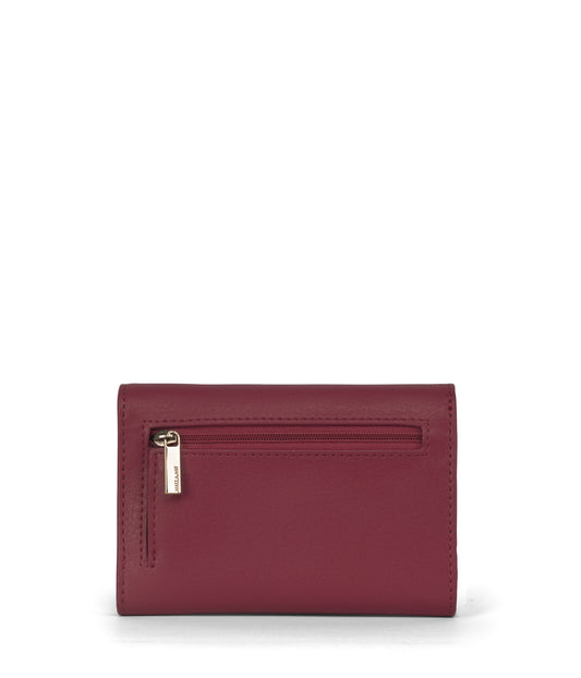 VERASM Small Vegan Wallet - Arbor  | Color: Red - variant::beetroot