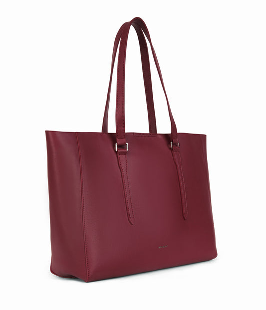 EMEL Vegan Tote Bag - Arbor  | Color: Red - variant::beetroot