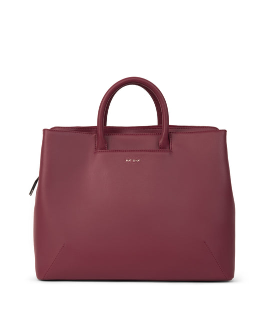 KINTLA Vegan Satchel - Arbor  | Color: Red - variant::beetroot