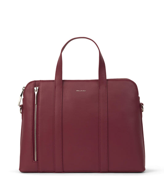 SONA Vegan Satchel - Arbor  | Color: Red - variant::beetroot