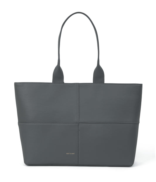 TRISTAN Vegan Tote Bag - Arbor  | Color: Grey - variant::mushroom