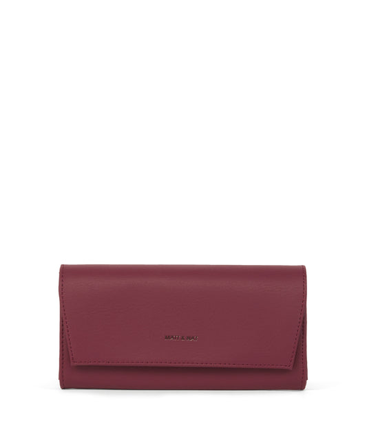 VERa Vegan Wallet - Arbor  | Color: Red - variant::beetroot