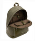BALILG Large Vegan Backpack - Canvas | Color: Green - variant::olive