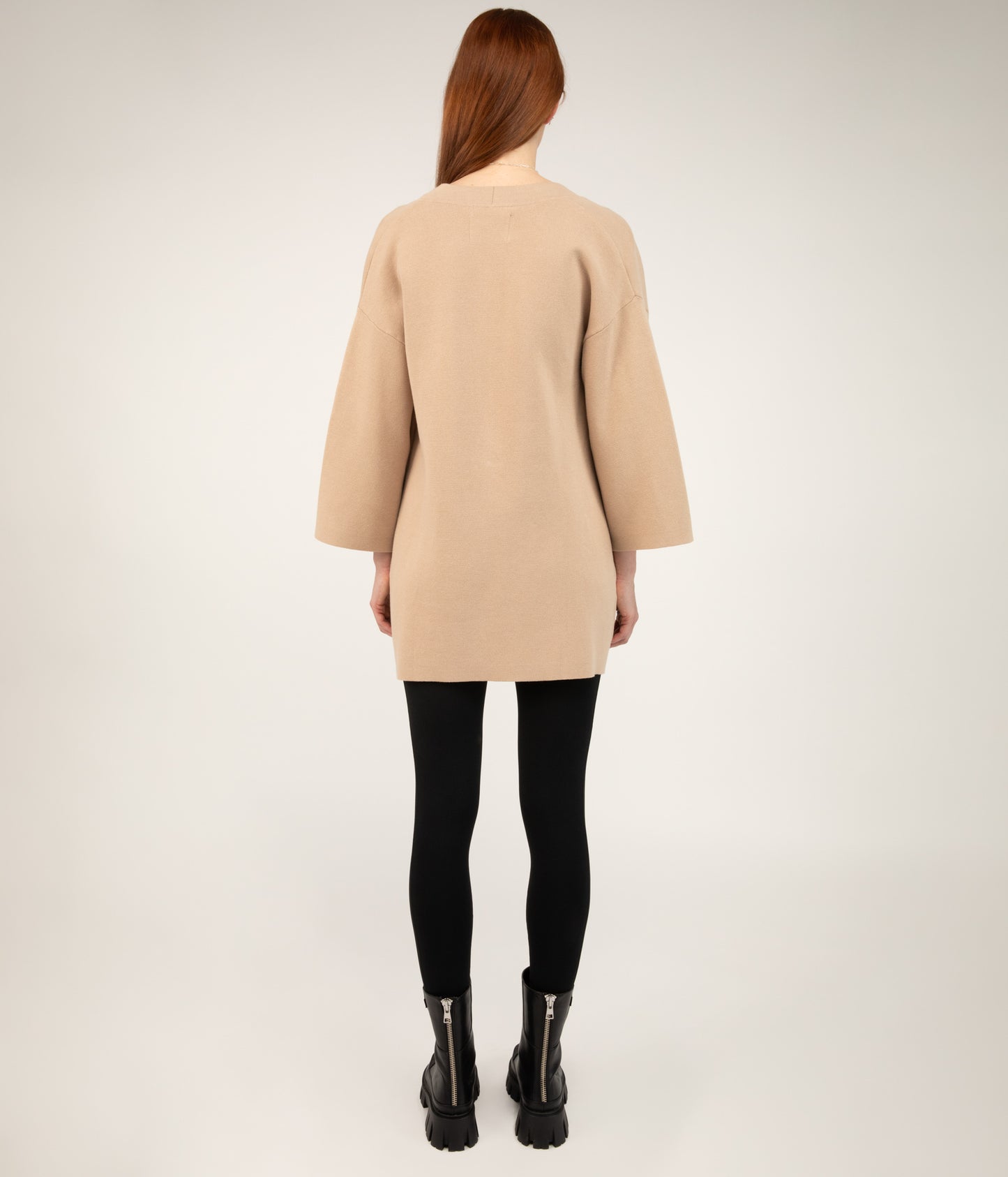 ELSA Women’s Open Front Cardigan | Color: Brown - variant::chestnut