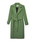 EVIE Women's Vegan Wool Coat | Color: Green - variant::herb
