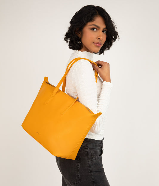 ABBI Vegan Tote Bag - Purity | Color: Blue - variant::galaxy