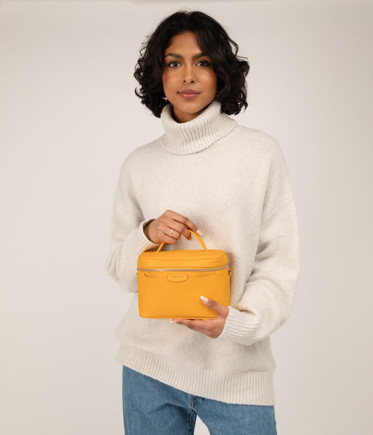 CORTNEY Vegan Crossbody Bag - Purity| Color: Black - variant::black