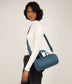 INES Vegan Barrel Bag - Purity| Color: Black - variant::black