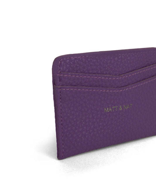 JUNYA Vegan Card Holder - Purity | Color: Purple - variant::violet