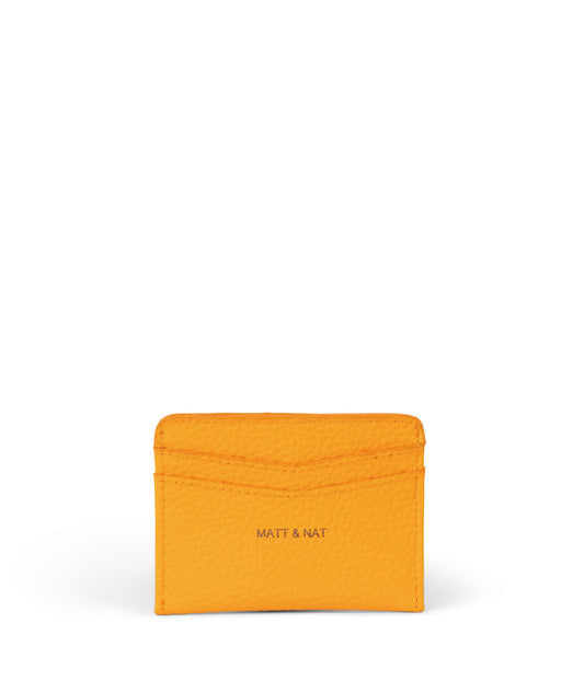 JUNYA Vegan Card Holder - Purity | Color: Orange - variant::arancia