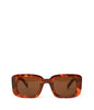 EMA-2 Recycled Square Sunglasses | Color: Brown - variant::chili