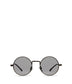 COLE SM Small Round Sunglasses | Color: Black - variant::smoke