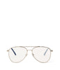 HIMARI-3 Recycled Aviator Reading Glasses | Color: Grey - variant::silver