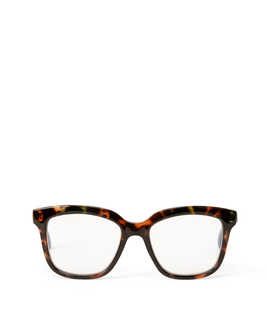 VIVIE-3 Recycled Wayfarer Reading Glasses | Color: Clear - variant::print