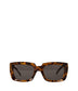 CERA-2 Recycled Rectangle Sunglasses | Color: Brown - variant::brown