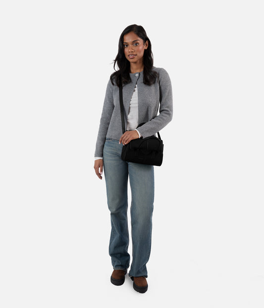 GABBY Vegan Satchel - Arbor | Color: White, Beige - variant::macadamia