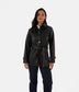 BRIA Women’s Vegan Leather Jacket | Color: Black - variant::black