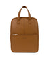 THEBE Vegan Backpack - Purity | Color: Tan, Brown - variant::amber