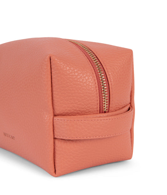 BLAIRSM Small Vegan Toiletry Case - Purity | Color: Orange, Pink - variant::plush