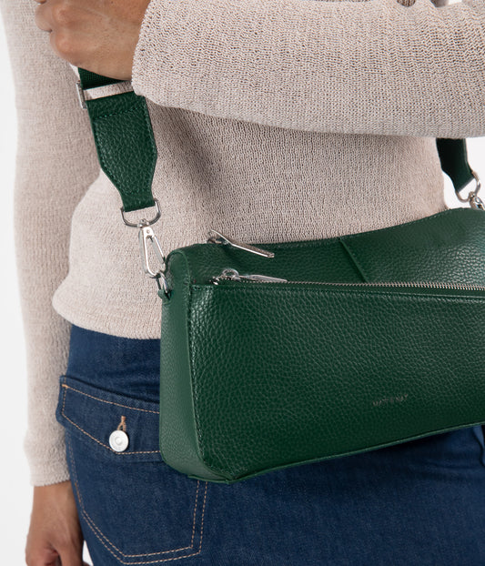 JANICE Vegan Crossbody Bag - Purity | Color: Black - variant::black
