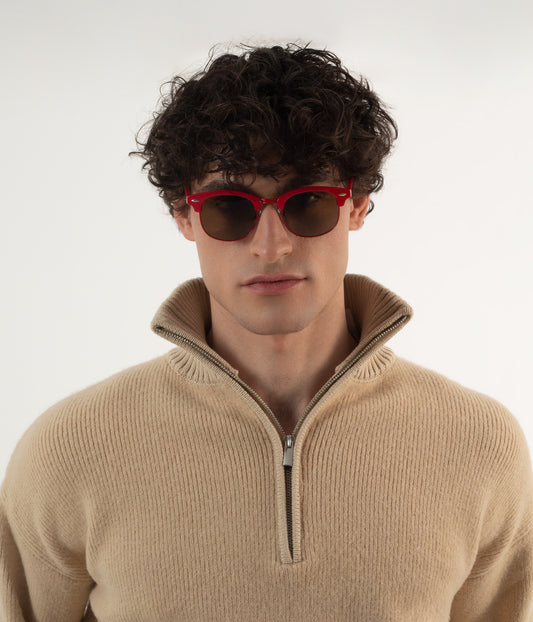 BUA Clubmaster Sunglasses | Color: Green, Blue - variant::grnblu