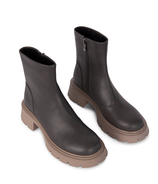 AZIO Women's Vegan Ankle Boots | Color: Brown - variant::brown