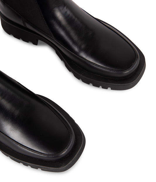 ESTER Women's Vegan Chelsea Boots | Color: Black - variant::black