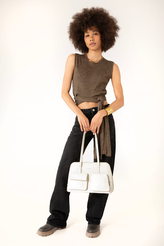 Imena Vegan Tote Bag - Forum | Color: Blue - variant::navy