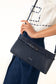 MIREILLE Vegan Clutch - Forum | Color: Blue - variant::navy