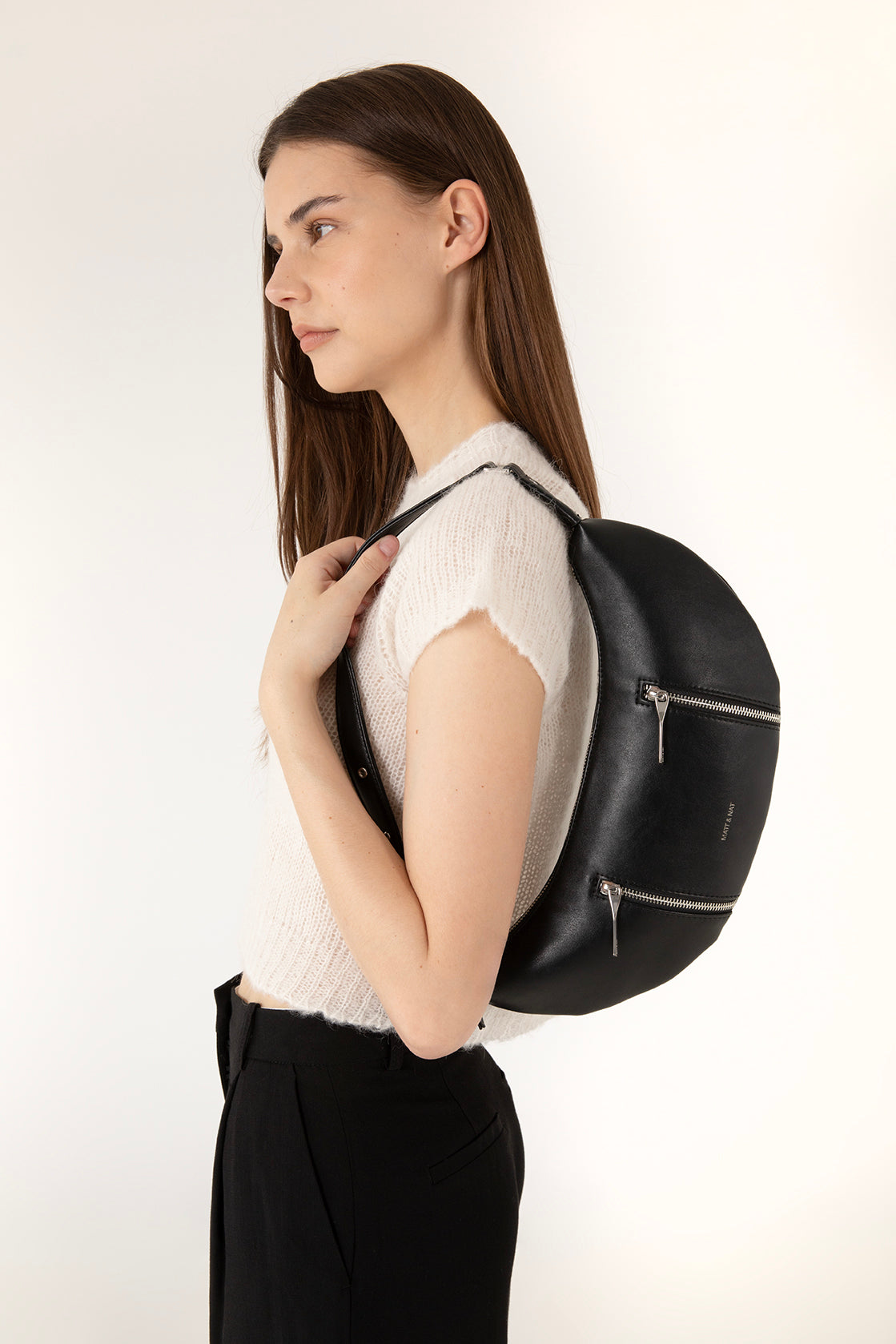 NENEI Vegan Shoulder Bag – Forum | Color: Black - variant::black