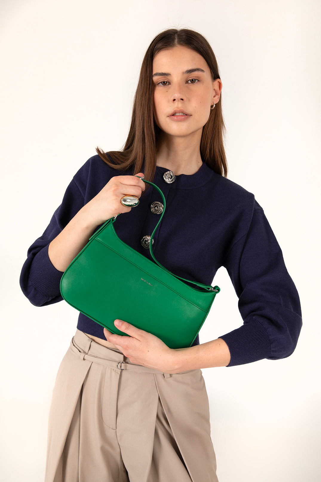 REVE Vegan Shoulder Bag - Forum | Color: White - variant::cloud