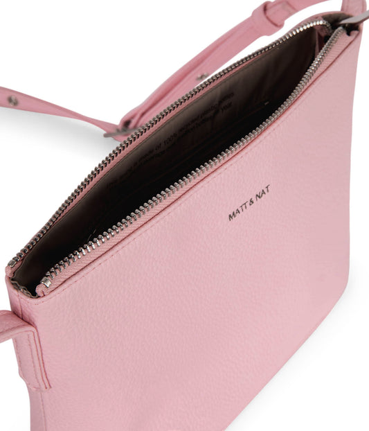 SAM Vegan Crossbody Bag - Grain | Color: Quartz - variant::quartz