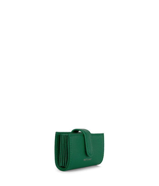 CREPE Vegan Accordion Card Holder – Grain | Color: Avocado - variant::avocado