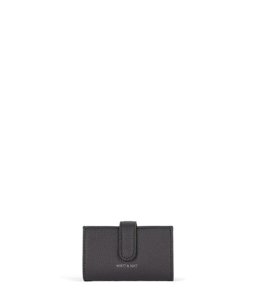 CREPE Vegan Accordion Card Holder – Grain | Color: Coal - variant::coal