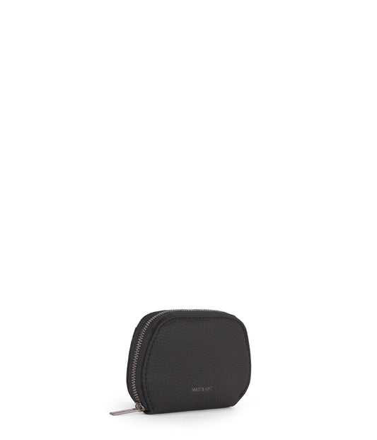 NADYA Vegan Card Holder – Grain | Color: Coal - variant::coal