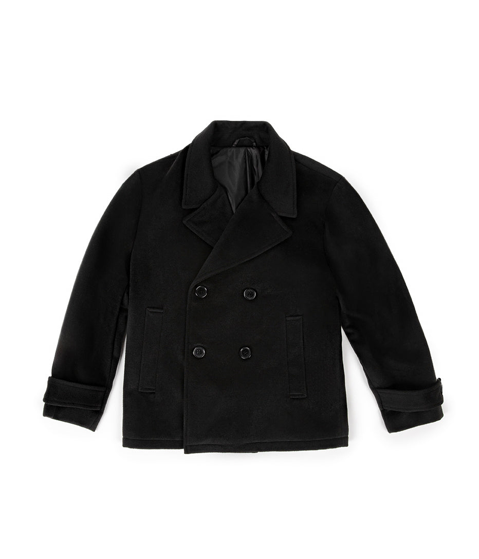 RIA Women's Vegan Wool Coat | Color: Black - variant::black