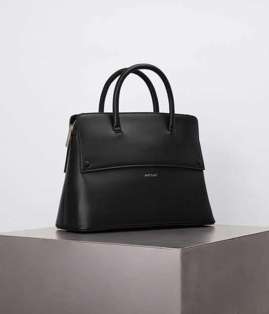 SILVA Vegan Satchel - UPPEAL™ | Color: Black - variant::black