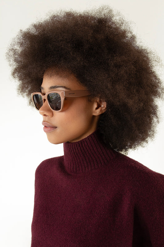 ASUNA Classic Recycled Sunglasses | Color: Clear - variant::clear