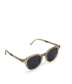 NIKA Round Foldable Recycled Sunglasses | Color: Clear - variant::clear