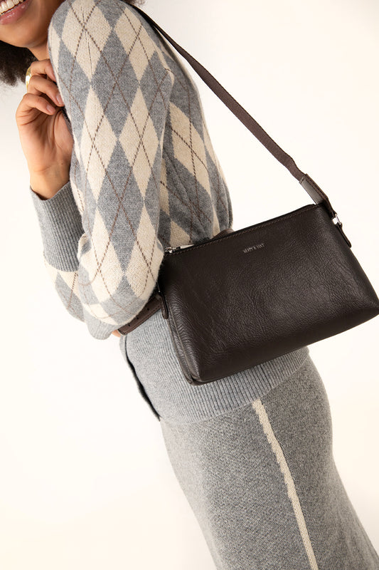 INDIE Vegan Satchel - Theme | Color: Coffee - variant::coffee