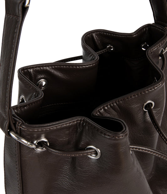 JAN Vegan Bucket Bag – Theme | Color: Coffee - variant::coffee