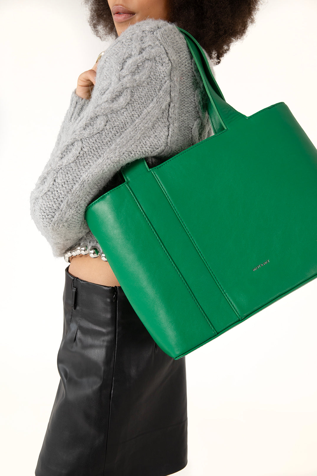 GARNI Vegan Tote Bag - Forum | Color: Black - variant::black