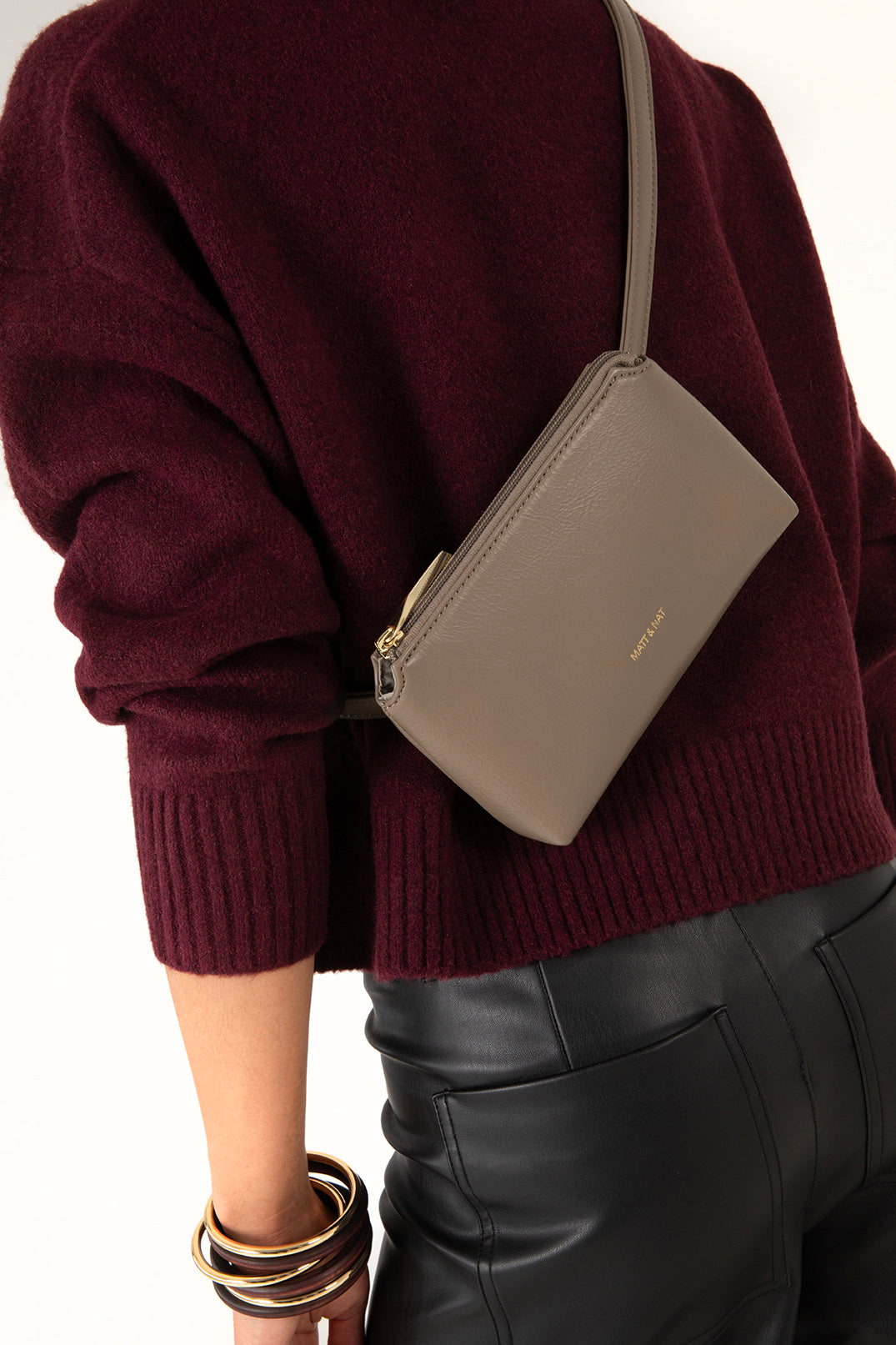 PETEL Vegan Belt Bag – Theme | Color: Coffee - variant::coffee