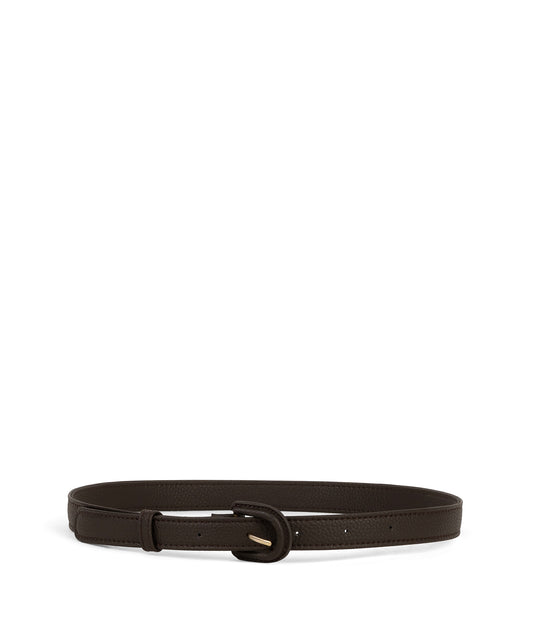 JUANA Women's Vegan Leather Belt | Color: Fudge - variant::fudge