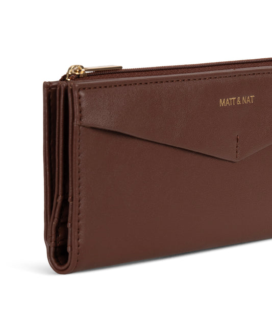 ROME Vegan  Bifold Wallet - Forum | Color: Cocoa - variant::cocoa