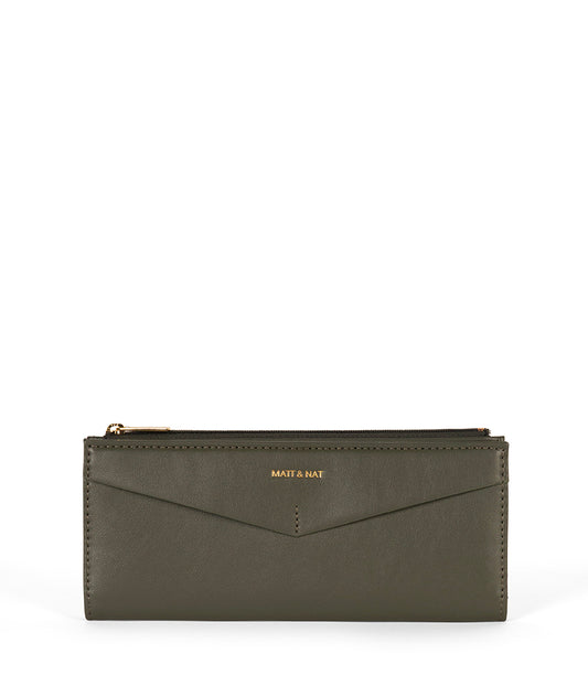 ROME Vegan  Bifold Wallet - Forum | Color: Pickle - variant::pickle