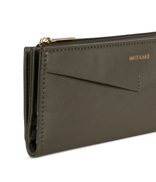 ROME Vegan  Bifold Wallet - Forum | Color: Pickle - variant::pickle