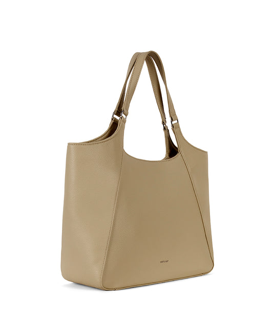 CHARLOT Vegan Tote Bag - Grain | Color: Almond - variant::almond
